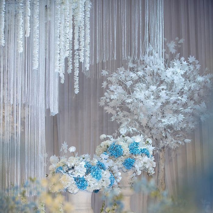 Silver Thread Curtain, Home Use External Door Adhesive Partition Curtain, Wedding Decoration Half Curtain Hanging