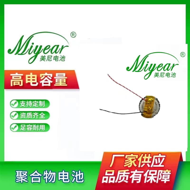 Processing Custom Polymer Coin Cell Battery 1040RA Lithium Battery 3.7v, Bluetooth Earphone Factory Wholesale