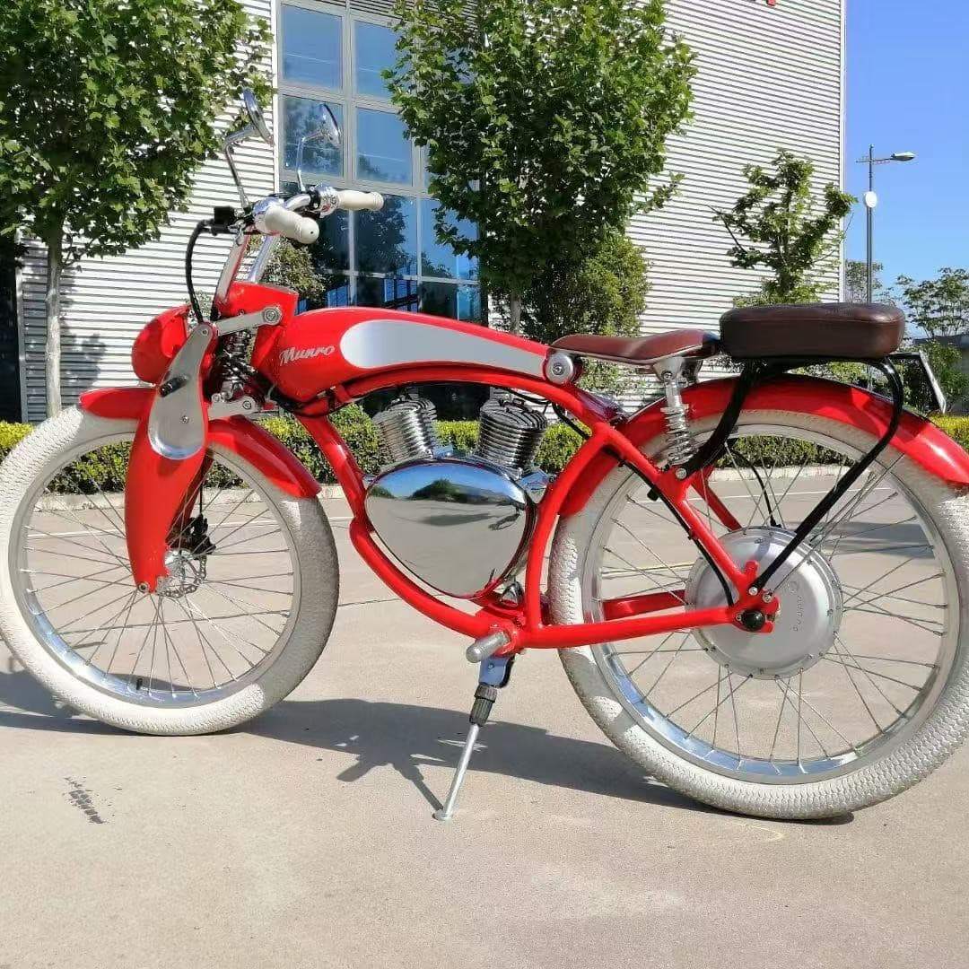 Menlo Retro Bicycle, same model as Shen Teng's from "Hello Mr. Billionaire", Pure Electric DIY Retro Bicycle
