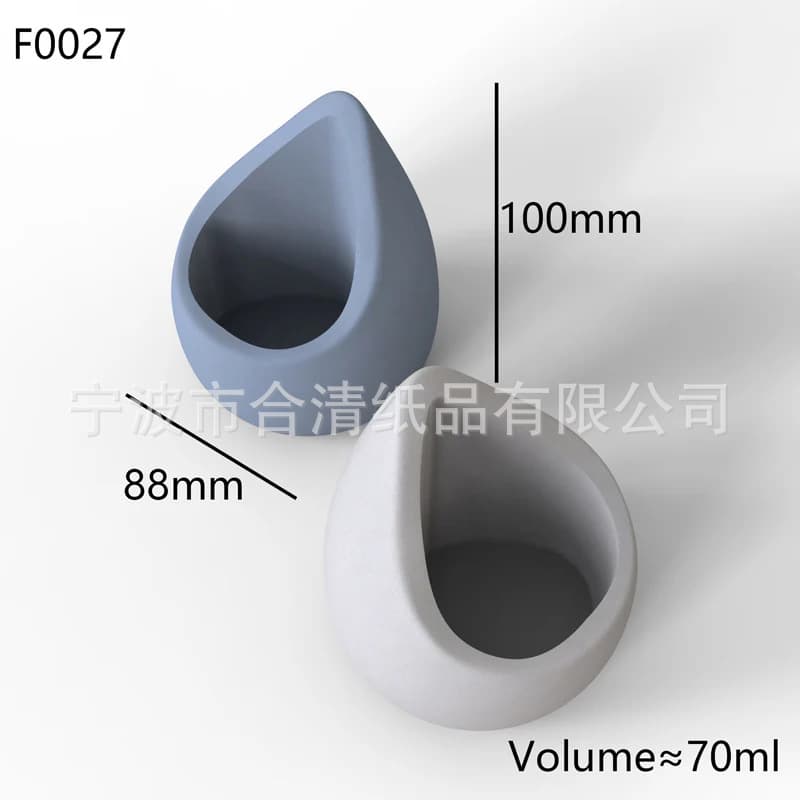 Raindrop Crafts Vase Home Exhibition Hall Decoration jesmonite Mineral Resin Silicone Mold