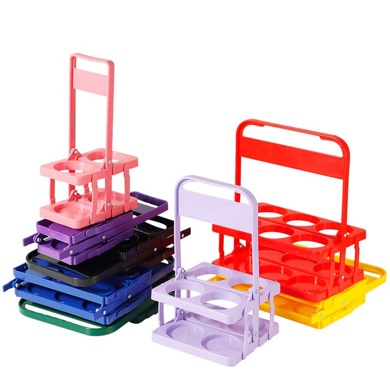 Cross-border TEMU dropshipping beer carrier, 2-bottle drink holder, 4/6-pack plastic beer rack