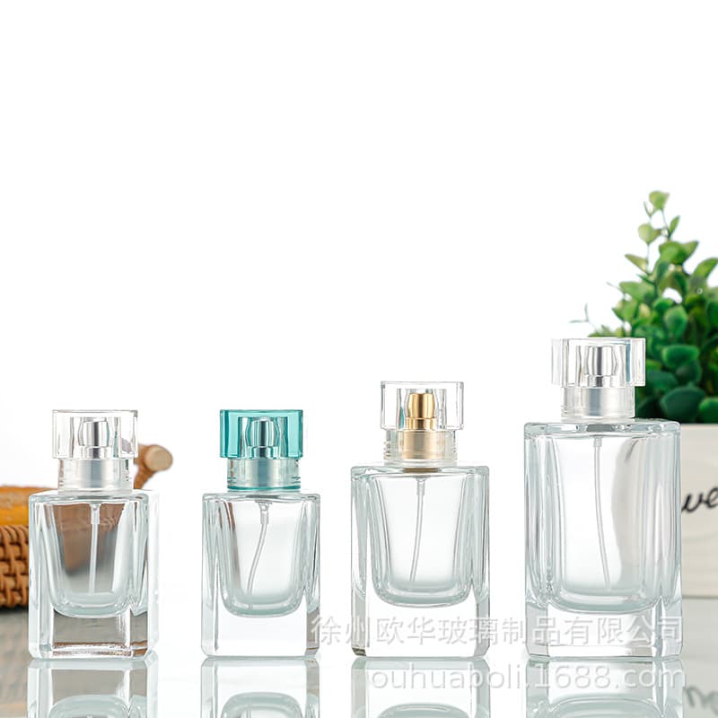 Factory Direct Cross-border 30ml High-end Perfume Glass Bottle 50ml Perfume Refill Spray Bottle Perfume Sample Bottle