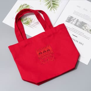 Stranger Things TV Series Tote Canvas Lunch Bag Office Lunch Bag Convenient Simple