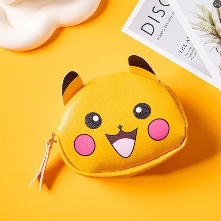 Pikachu Simple Compact Portable Kids Coin Purse New Cartoon Cute Mini Bag Multiple Styles for Boys and Girls