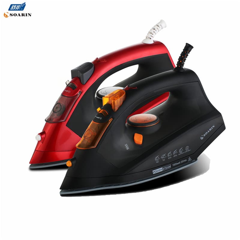 EU Standard Iron Manufacturer SR-088 Ceramic Soleplate Steam Electric Iron Handheld Household Portable Steam Iron