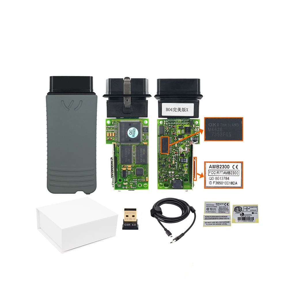 Cross-border OBD 5054a AMB2300 Bluetooth with OKI Buzzer for VW Audi Skoda Car Diagnostic Tool