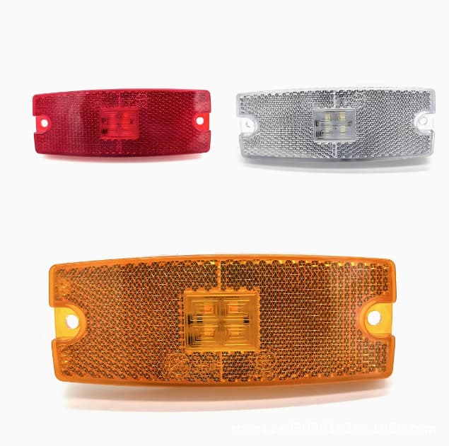 Shanghai Keguang T530 Side Marker Light Side Turn Signal for Fire Trucks, RVs, Trailers, Special Vehicles with Mandatory Inspection Report and E-Mark