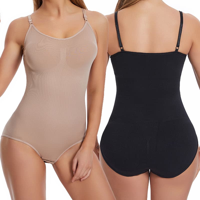 Women's cross-border body shaping panty with open crotch, hip lifting and shaping suspender bra, elastic waist-shaping body shaping garment
