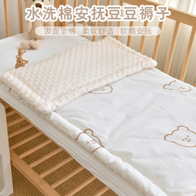 Newborn Baby Crib Mattress Pad Kindergarten Baby Small Quilt Children's Bed Mattress Pad Pure Cotton Washable Nap-Time Underlay
