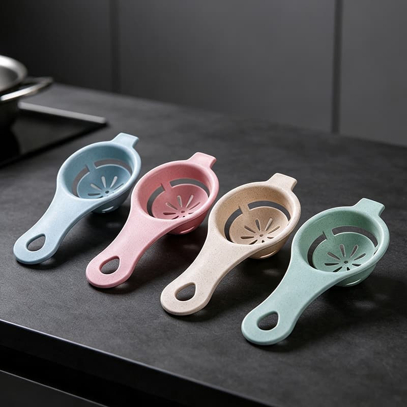 Wheat straw egg white separator egg yolk egg separator egg filter kitchen baking egg yolk egg white egg filter