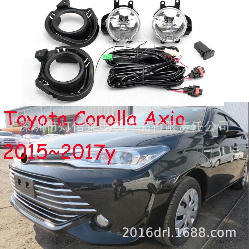 Fog Light Headlight Daytime Running Light for Toyota Corolla Axio 2015~2017