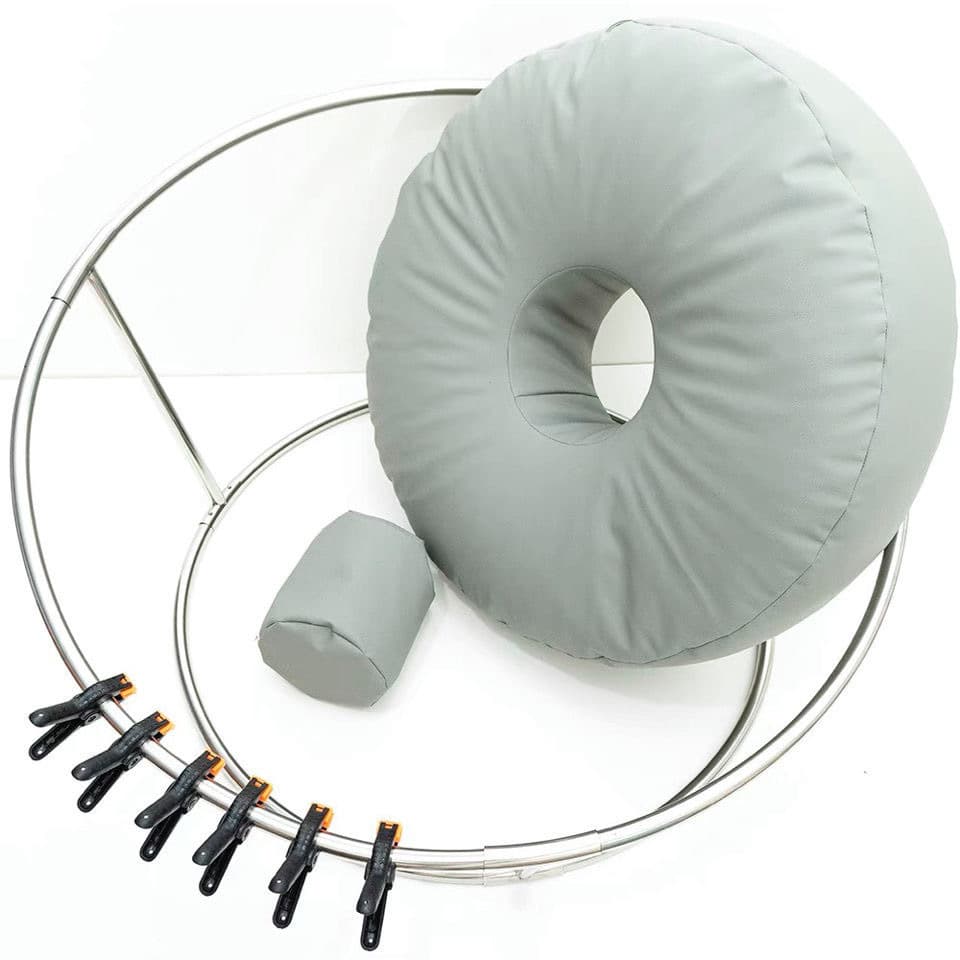 Cross-border Newborn Beanbag Photography Stand, Baby Beanbag Photo Background Stand, Stainless Steel Studio Photography Table Set