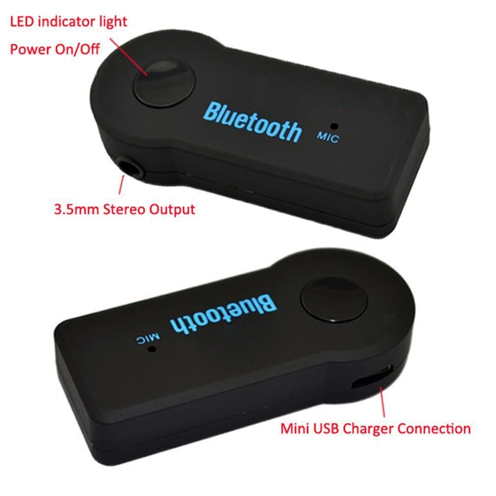 Right Angle Bluetooth Wireless Receiver AUX Car Music Bluetooth Audio Receiver Car Wireless Calling