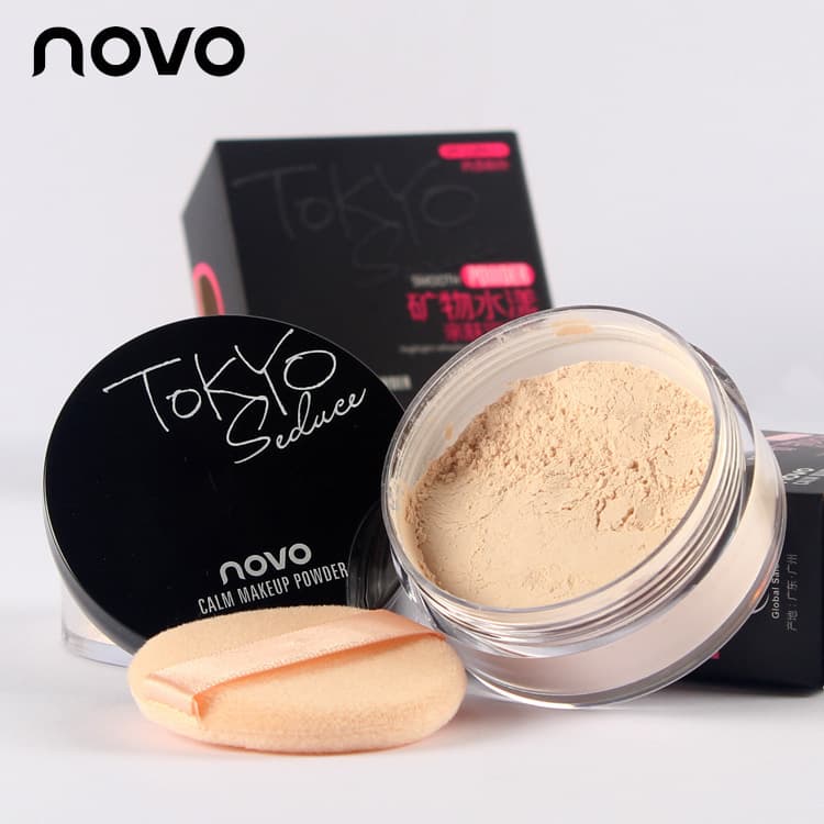 NOVO Mineral Water-Based Skin-Friendly Setting Powder Loose Powder Oil-Control Long-Lasting Waterproof Non-Smudge Matte Finishing Powder