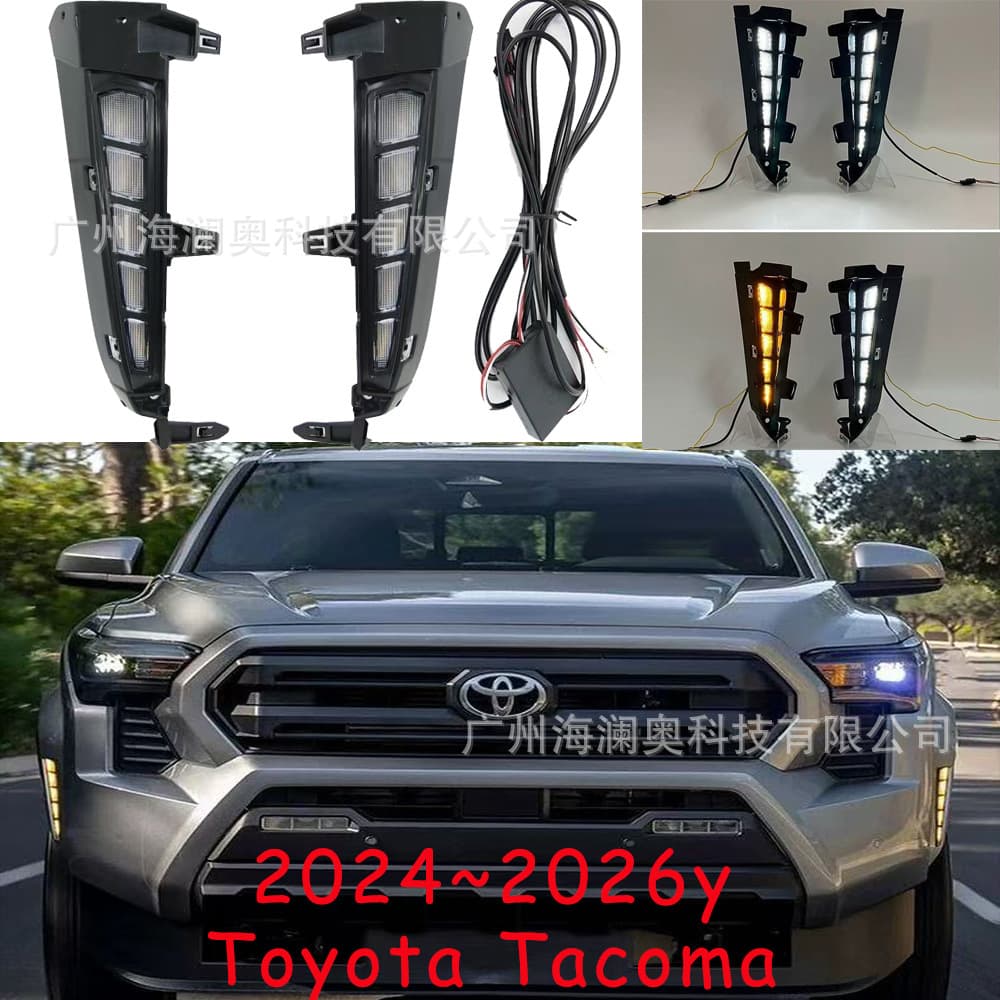 Suitable for Toyota Tacoma Tacoma daytime running lights headlights LED surround fog lights warning bumper lights