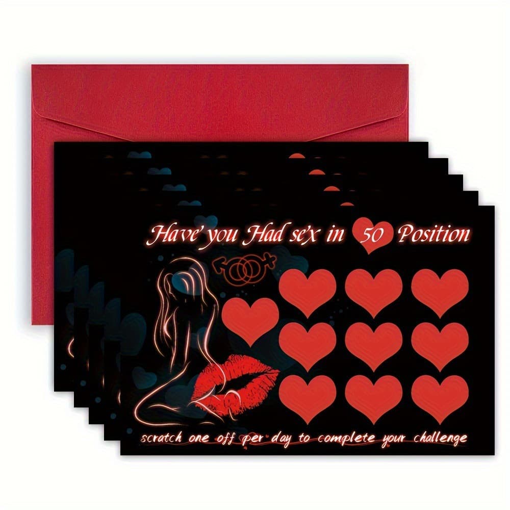Amazon's best-selling in-stock Sex Scratch cards Valentine's Day couple date posture scratch cards