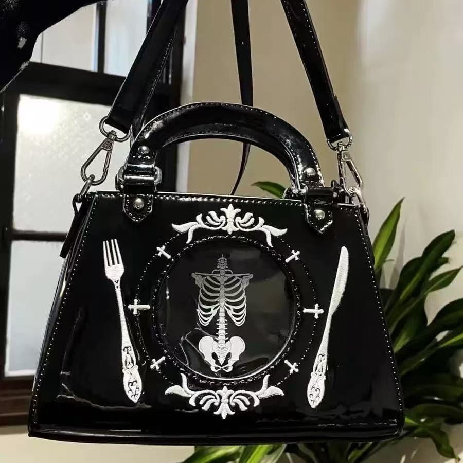 New Style Snack Bone Plate Pain Bag Sweet Cool Hot Girl Single Shoulder Underarm Bag Anime Girl Commuter Bag Women's Bag