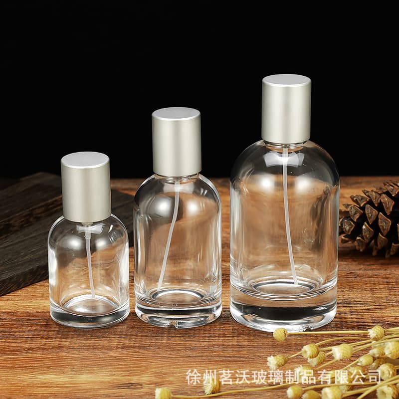Spot high-end perfume bottle laboratory 30ml50ml100ml perfume repackaged empty glass bottle bayonet spray bottle