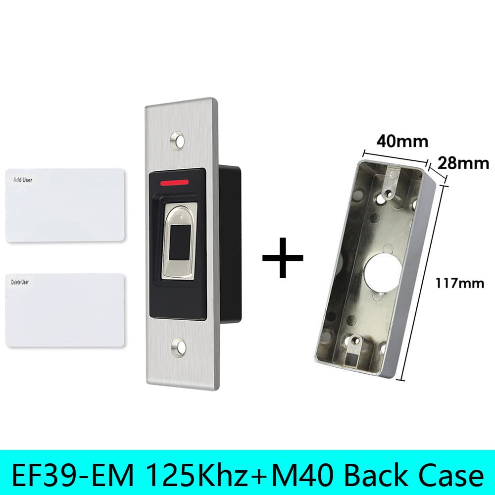 Metal Waterproof Tamper-Proof Access Control Machine Concealed Mini Access Control Fingerprint Card Reader Access Control ID Card Access Control IC