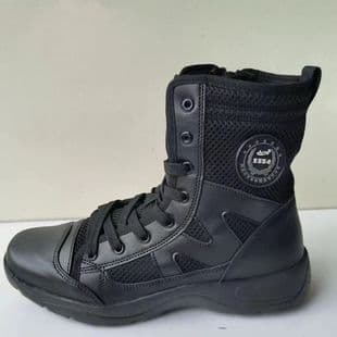3554 Combat Boots Men Summer Mesh Breathable Training Boots Tactical Cotton Shoes Security Outdoor High-Top Men's and Women's