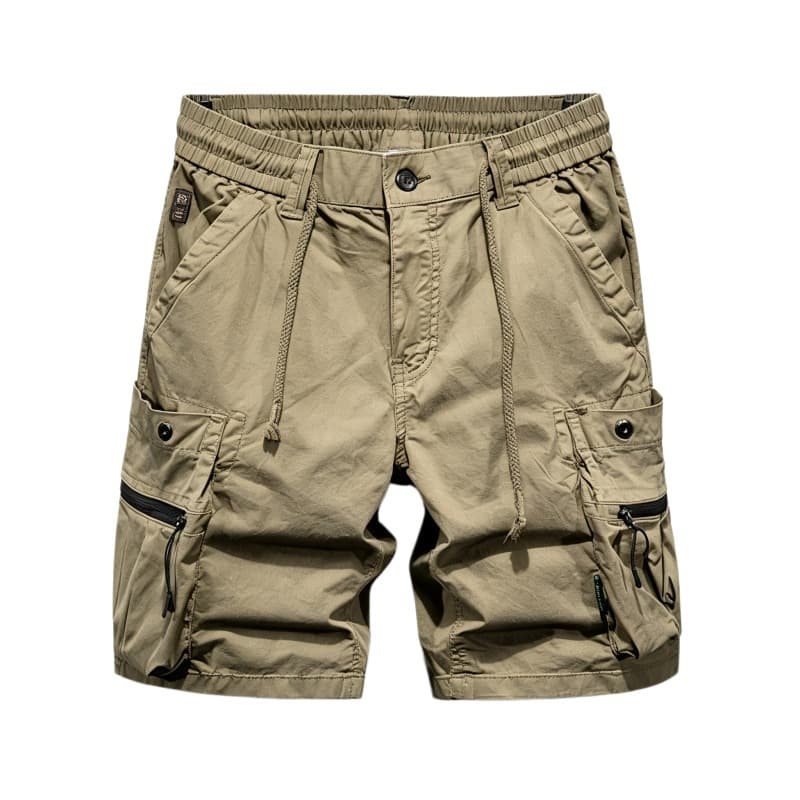 Summer Outdoor Five-Point Shorts for Men, Cotton Fashion Mid-Length Shorts, American Retro Loose Fit Casual Work Shorts, Plus Size