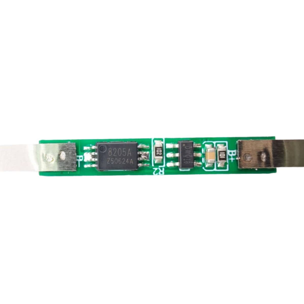 Manufacturer 3.7V Single-Cell Long Strip 18650 Lithium Battery Protection Board 3A Overcurrent with Nickel Strip Battery Accessories Wholesale