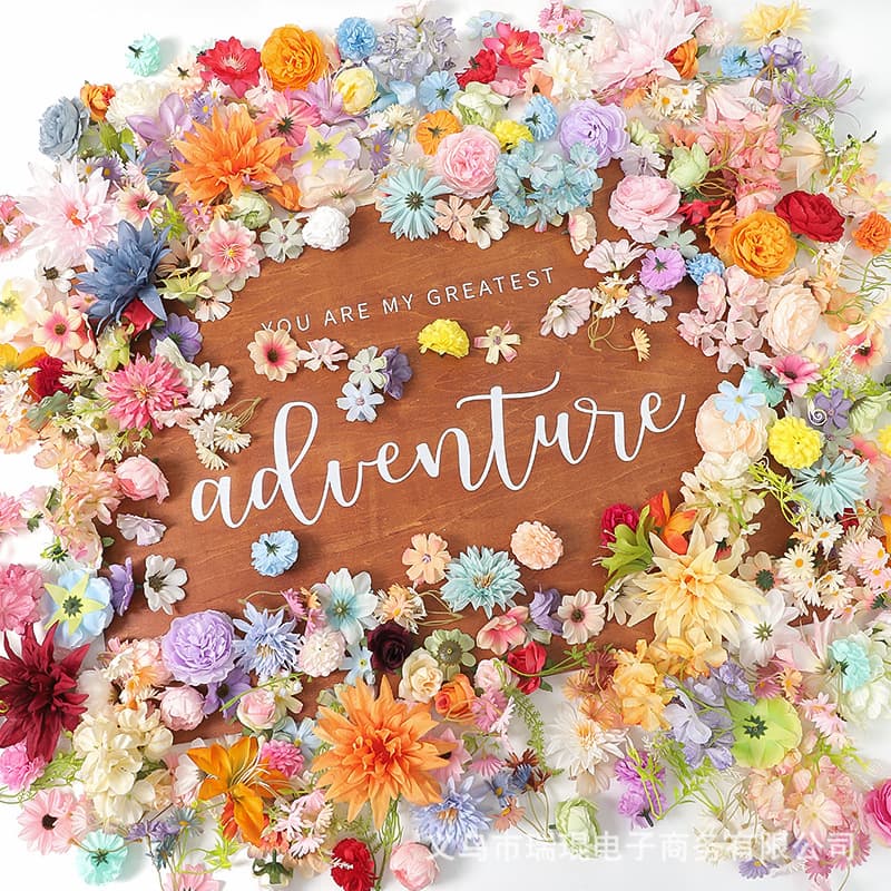 Mixed Artificial Flowers DIY Graduation Cap Headpiece Materials Ancient Style Decoration Halloween Accessories Fake Flowers