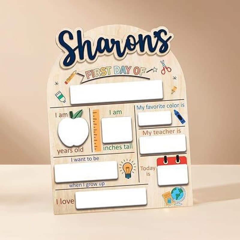 Foreign Trade Creative Hot Item Personalized First Day of School Sign Back to School Sign