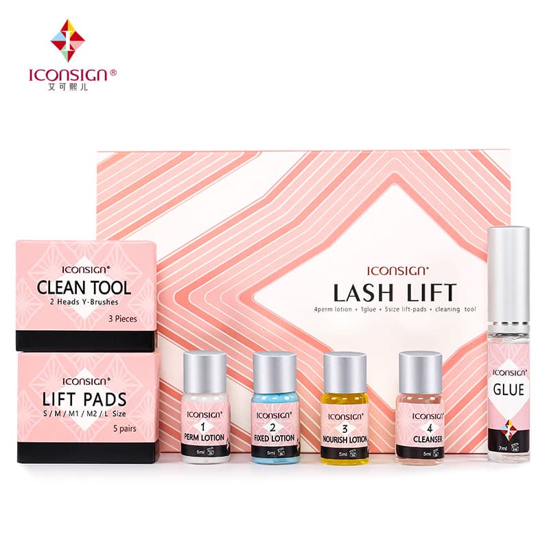ICONSIGN Eikexier Lash Lift Kit - Keratin Cold Perm Technology for Eyelash Lifting