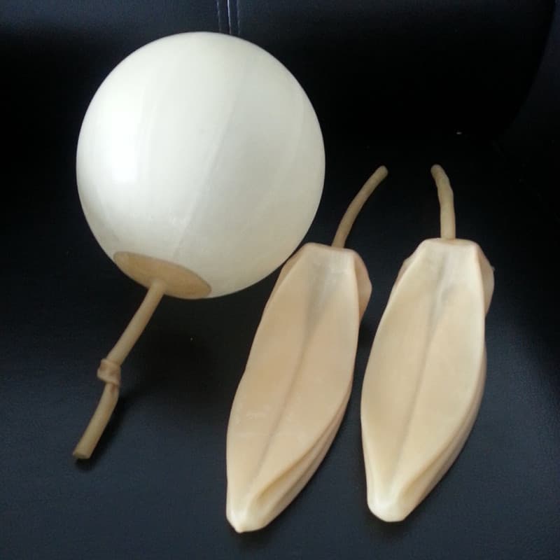 Large, medium, and small rubber bladders, laboratory double-tailed latex gas extraction bladders, mining airbags, 12357L latex bladders