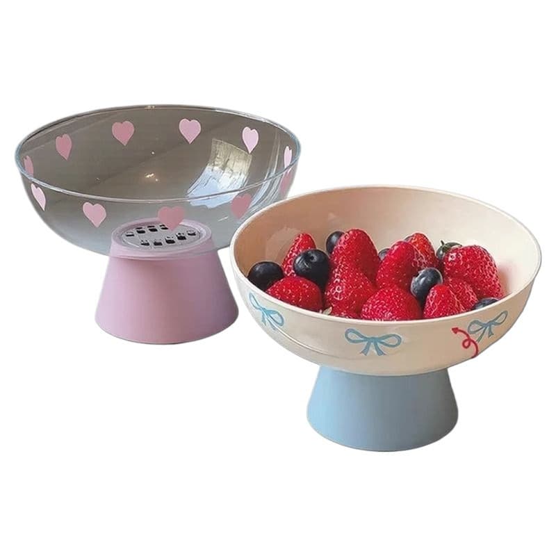 Fruit Tray for Living Room Coffee Table, Household Fruit Bowl, Vegetable Washing Basket, Drainage Basket, Snack Dried Fruit Tray, High-End Home Essential