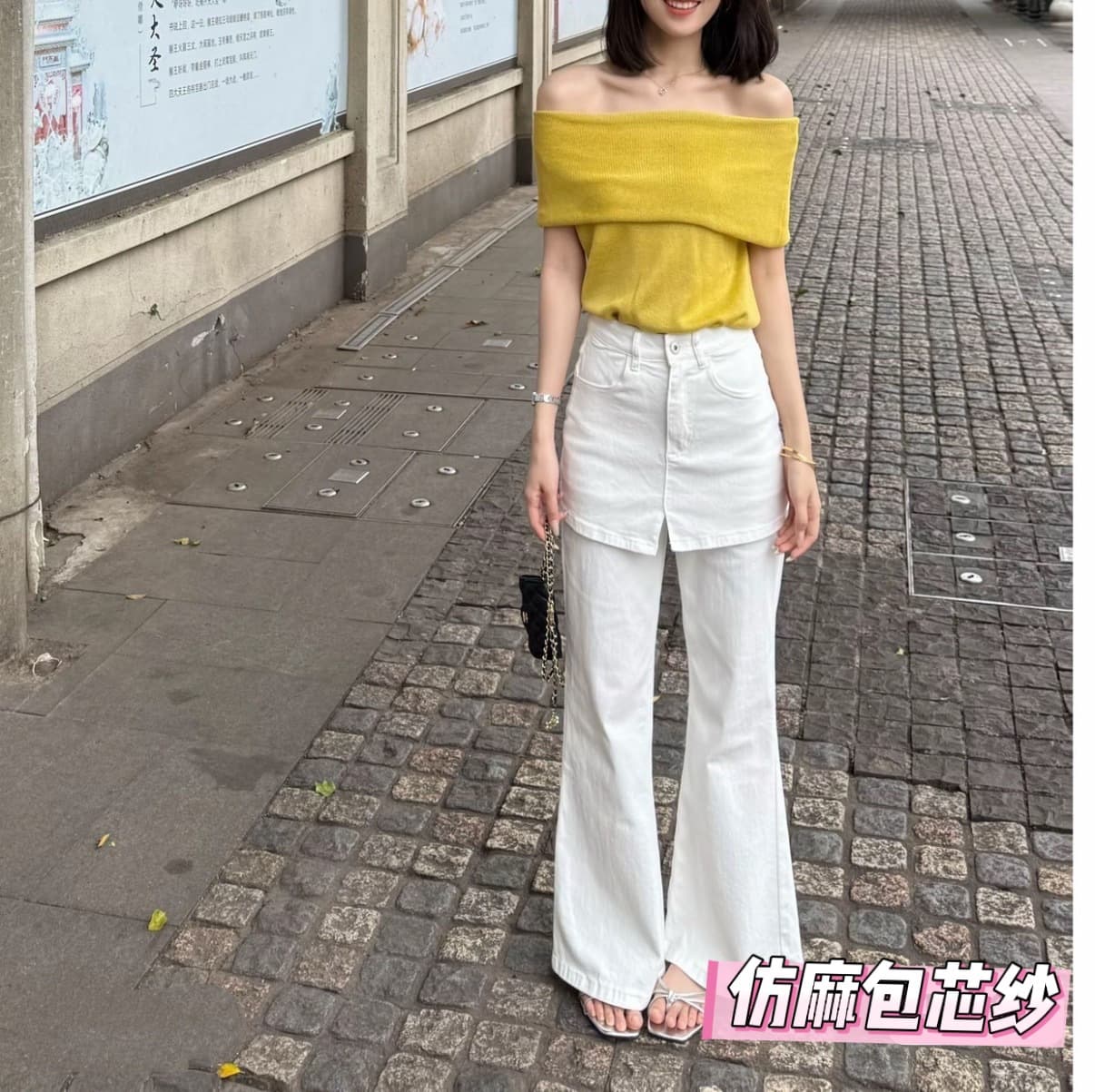 This year's popular hot-selling women's summer 2026 new one-line collar sweaters are unique, beautiful, and good-looking tops