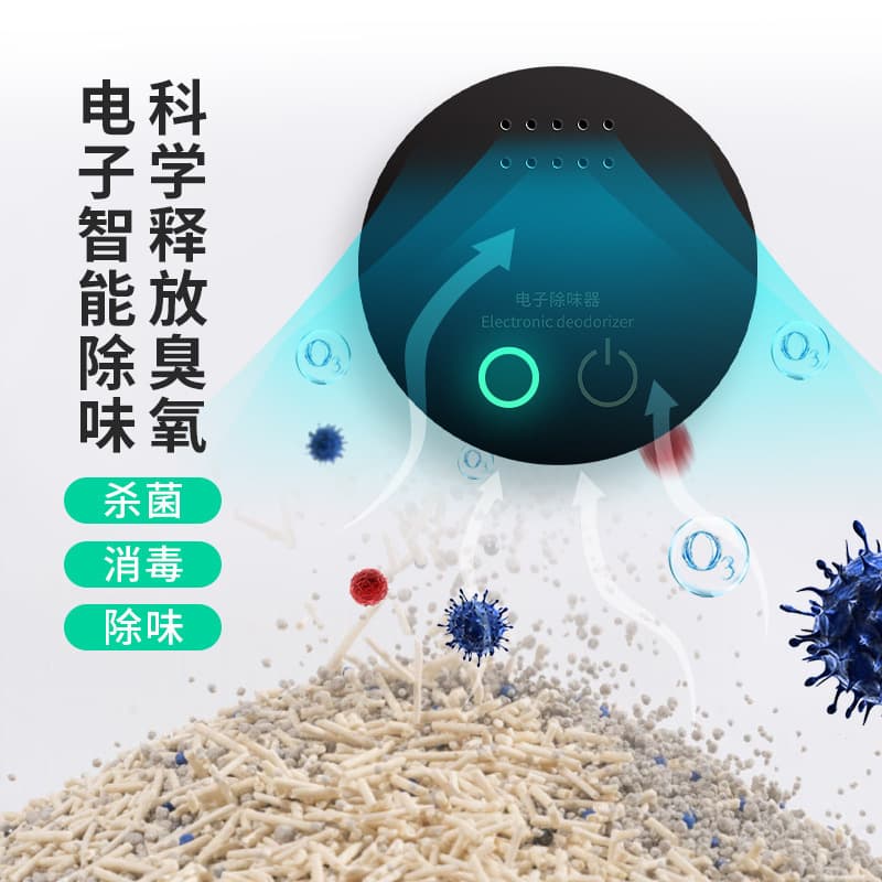 Pet Odor Eliminator, Odor Removal Sterilizer Freshener for Cats and Dogs, Electronic Deodorizing Disinfectant Air Purifier