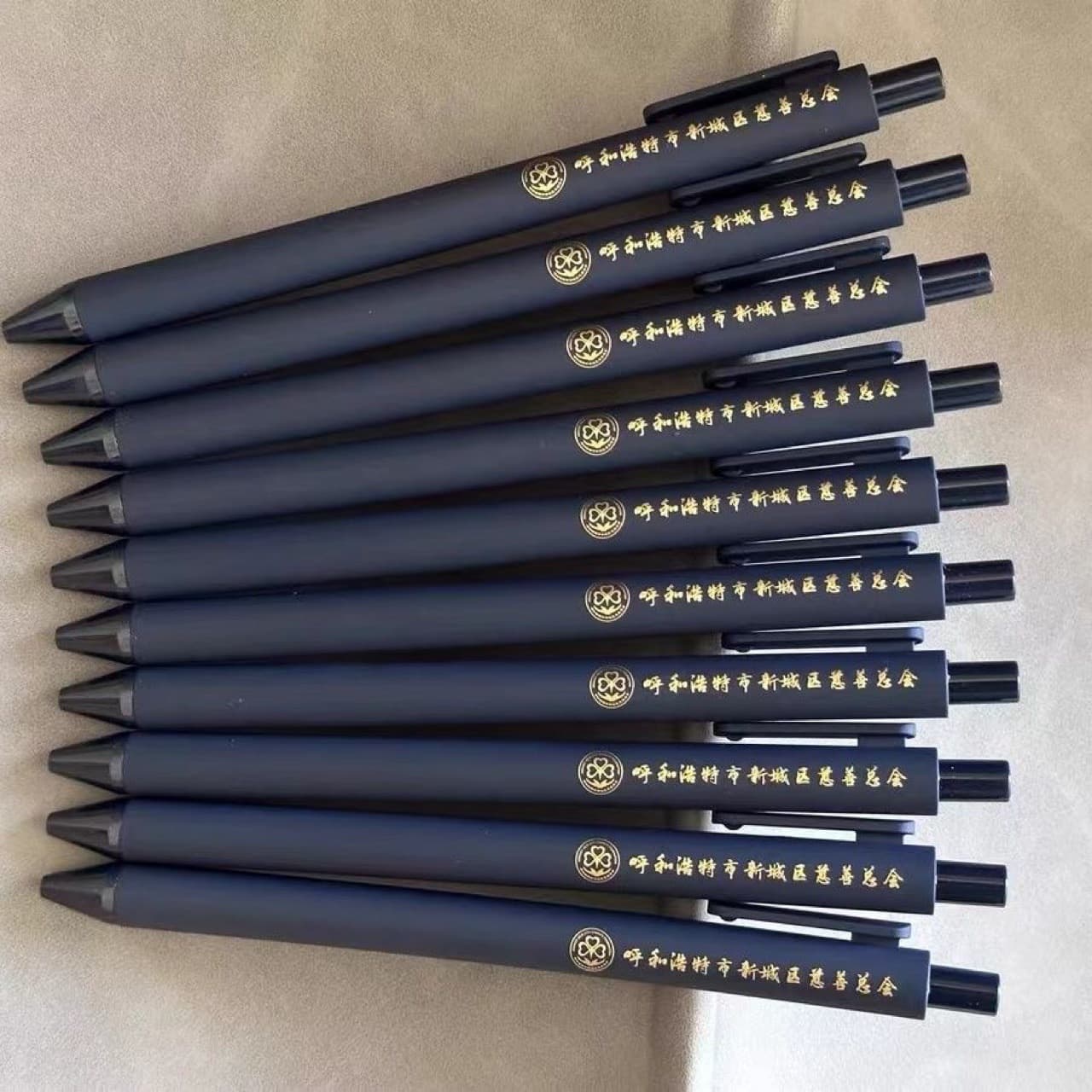 Press pen with printed logo, signature pen, advertising pen, promotional pen, engraved simple pattern