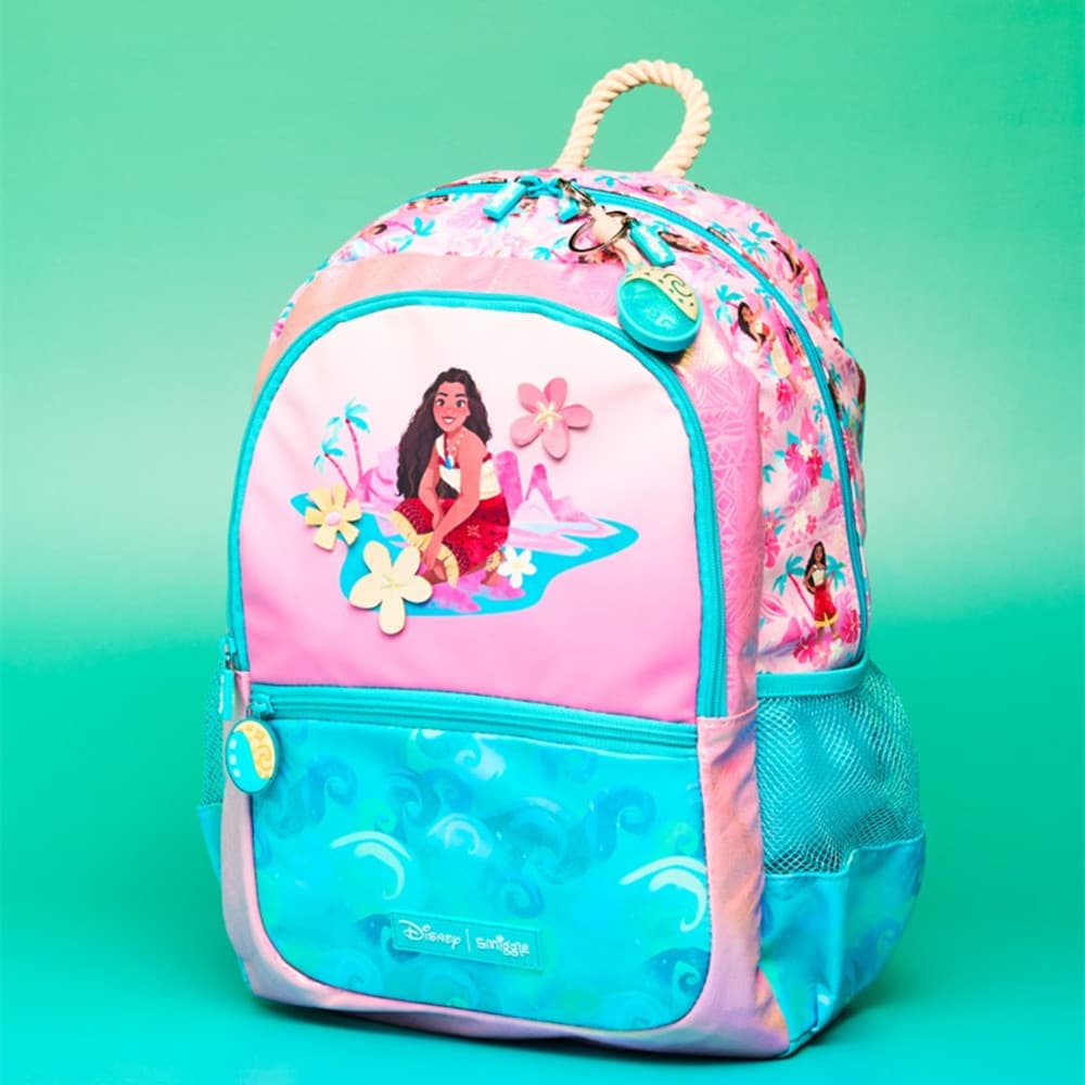Australian Smiggle school bag 1-6 students shoulder Moana Moana decompression backpack multi-functional world