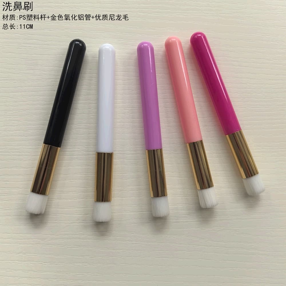 Portable Mousse Cleansing Nose Brush, Eyelash Cleaning, Nose Wing Brush, Deep Cleansing Nose Bridge, Beauty Tool