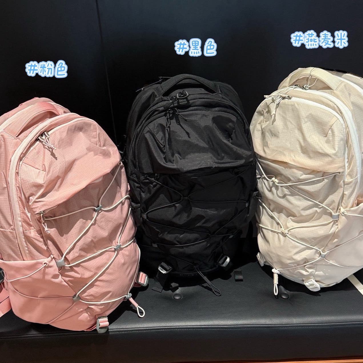 0F1105, Three-Color Water-Resistant Large Capacity Couple Backpack Hiking Bag