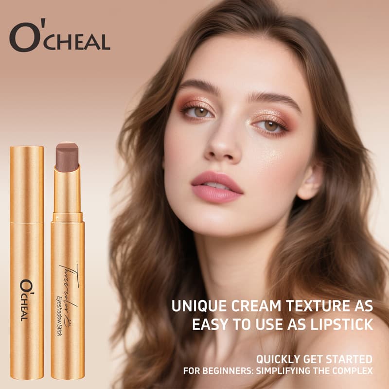 Cross-border Exclusive OCHEAL Three-Color Eyeshadow Stick Matte Fine Shimmer Pearl Highlighter Eyeshadow Pen TK Europe and America