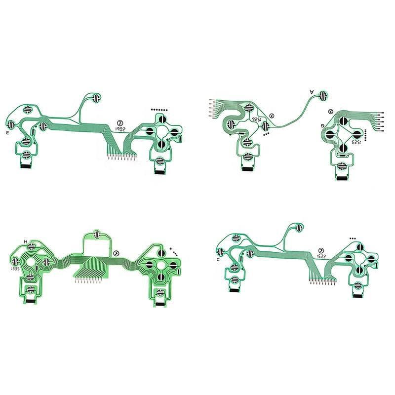 PS4 Controller Conductive Rubber and Conductive Film, PS4 Pro Controller Button Film, PS Button Malfunction Ribbon Cable Repair Accessory 01