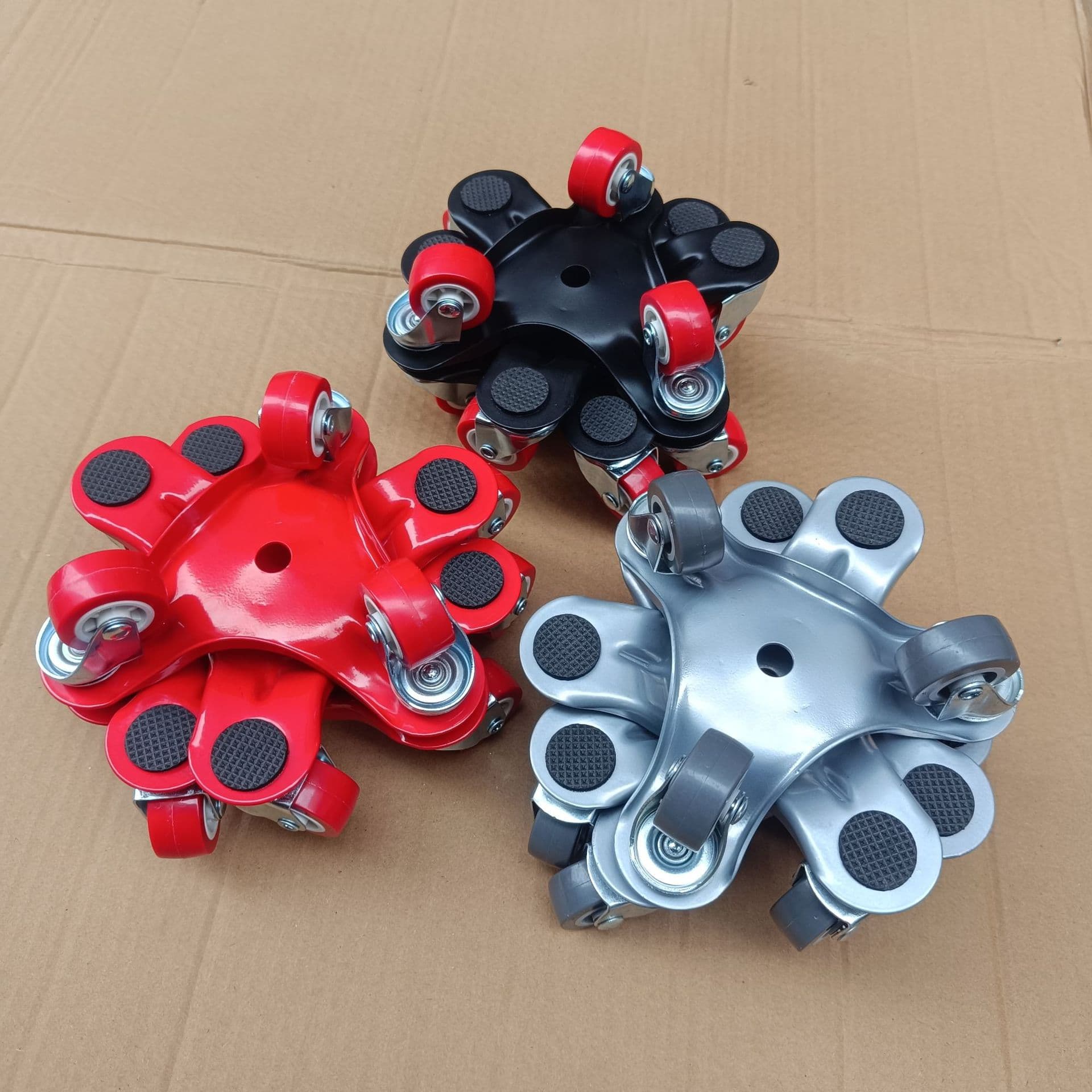 Moving Helper Heavy Object Furniture Universal Wheel Moving Roller Base Effort-Saving Tool for Moving Beds, Refrigerators