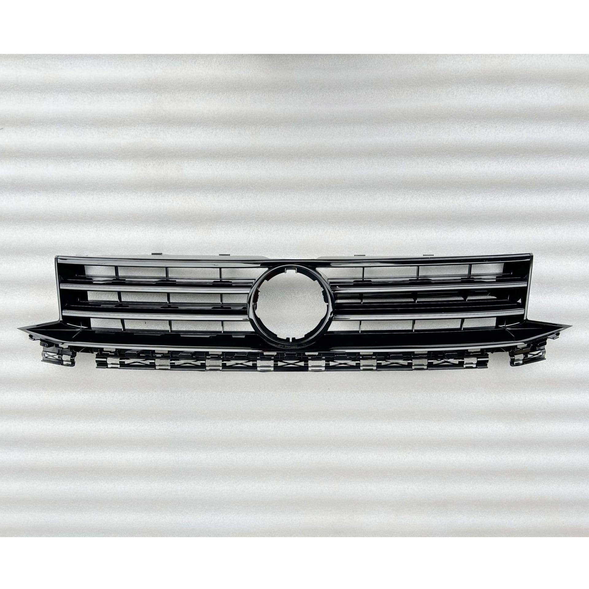 For 2011-2015 Volkswagen Caddy Front Grille Mask Bumper Intake Radiator Gloss Black Grille