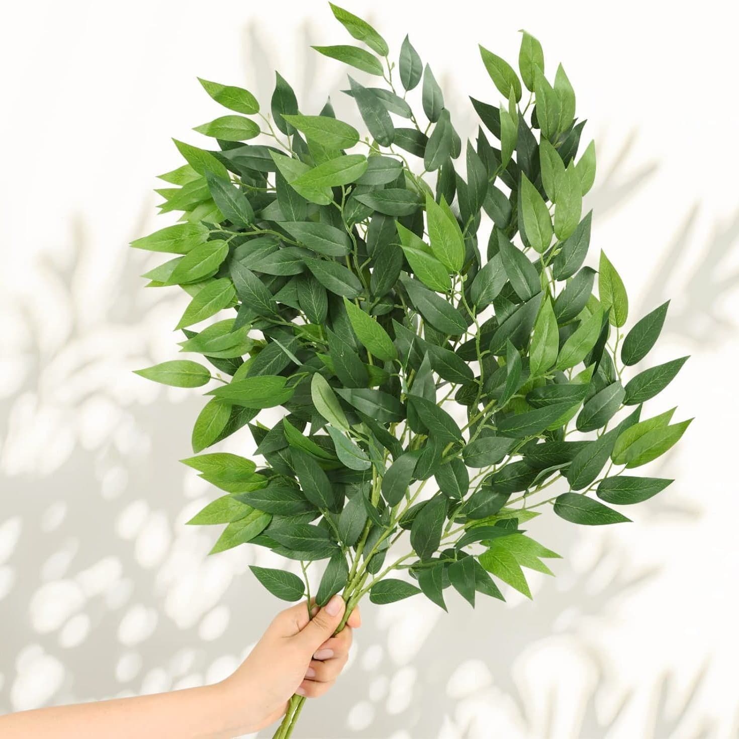 Artificial Eucalyptus Leaves Home Decor Flower Arrangement Sand Leaf Willow Leaf Simulation Green Plant Wholesale