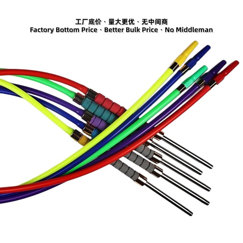 Premium Arabic Shisha Hose - Heat-Resistant Handle, Silicone Tube, Cross-Border Export Special
