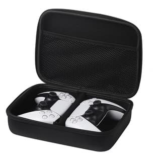 Universal Dual Game Controller Carrying Case, Portable Waterproof EVA Case for PS5 PS4 and Various Game Controllers
