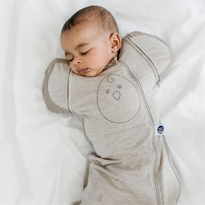 Cotton Knitted 2-in-1 Swaddle Baby Long Sleeve Anti-Startle Sleep Sack Newborn Sleeping Bag Spring and Autumn Baby Quilt