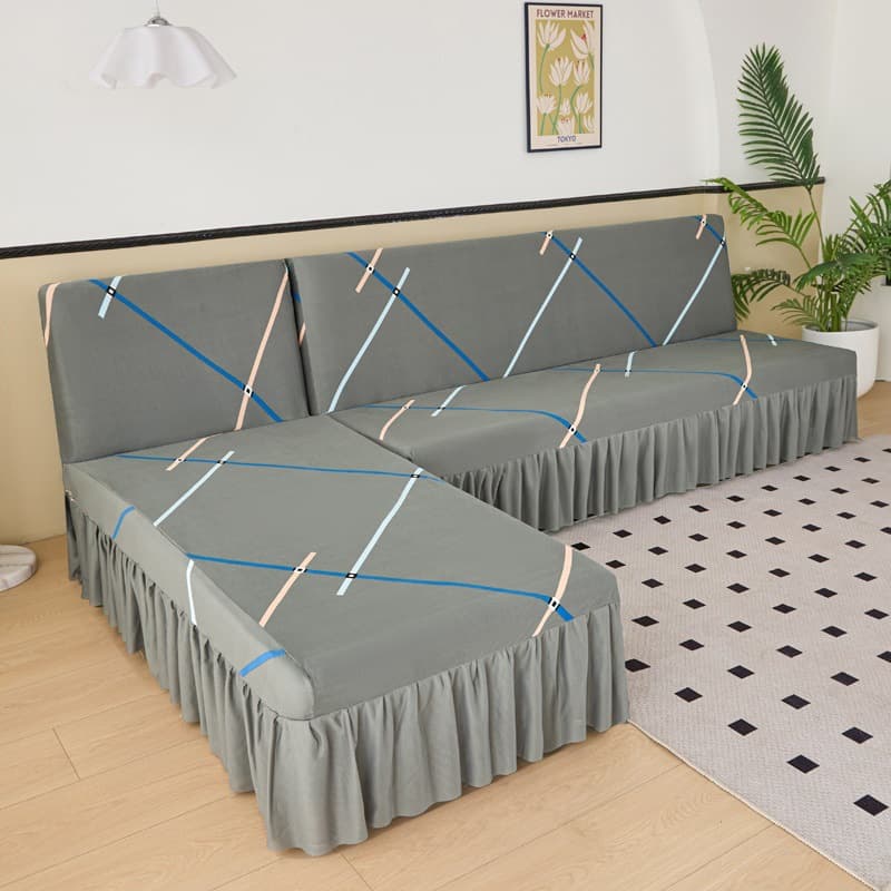 2026 New Style Skirt Pattern Sofa Bed Cover - Chaise Longue