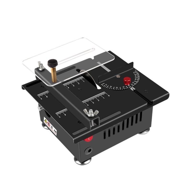 Mini Desktop Table Saw DIY Woodworking Acrylic PVC Electric Saw Precision Model Saw Small Cutting Machine