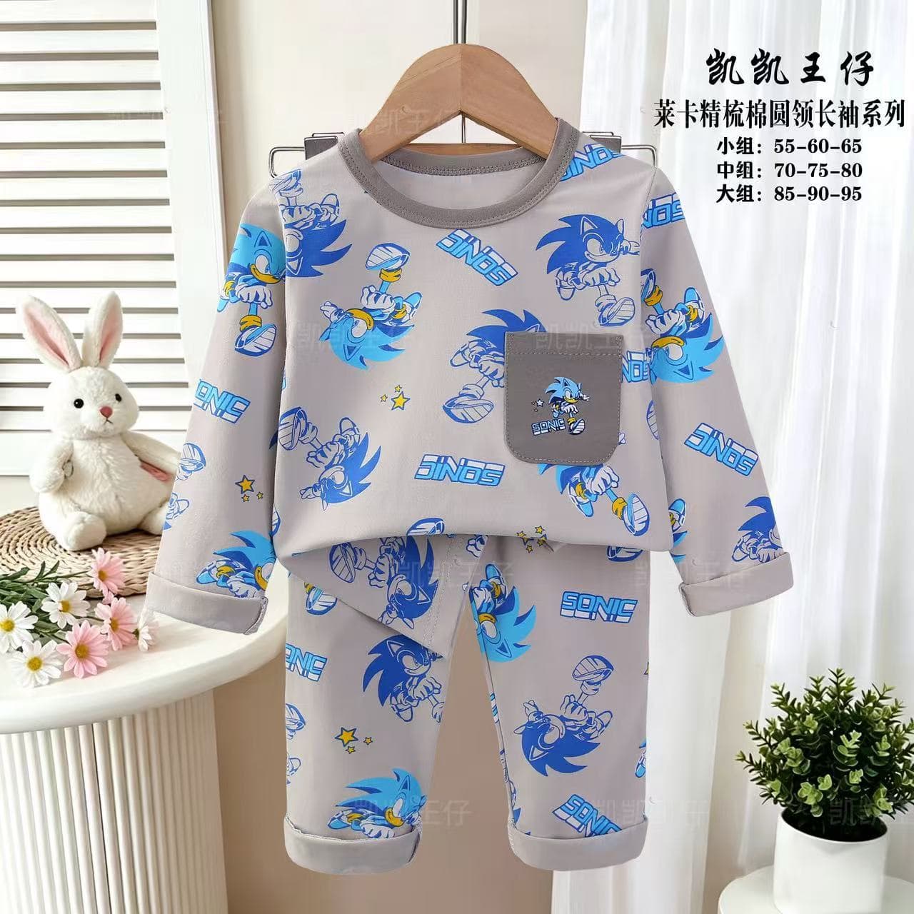 Kids' Loungewear Set 2026 Class A Boys Girls Cartoon Pajamas Long Sleeve Pants Lycra Autumn Winter Loungewear