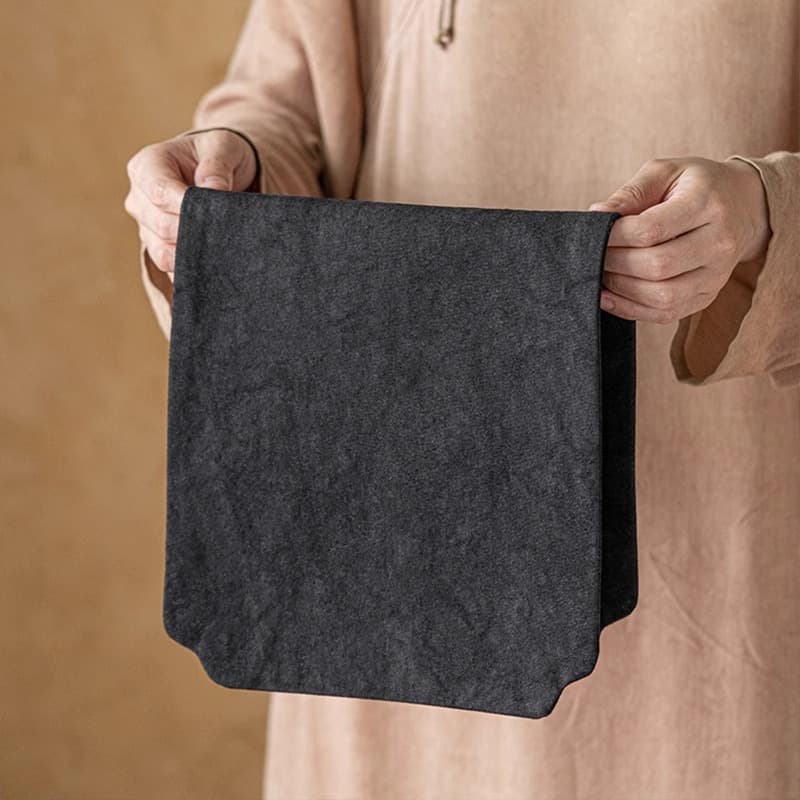 Tie-Dye Canvas Household Chinese Absorbent Double-Sided Tea Mat Waterproof Pad Dry Brewing Mat Tea Table Cloth Mat Table Runner Tea Accessories