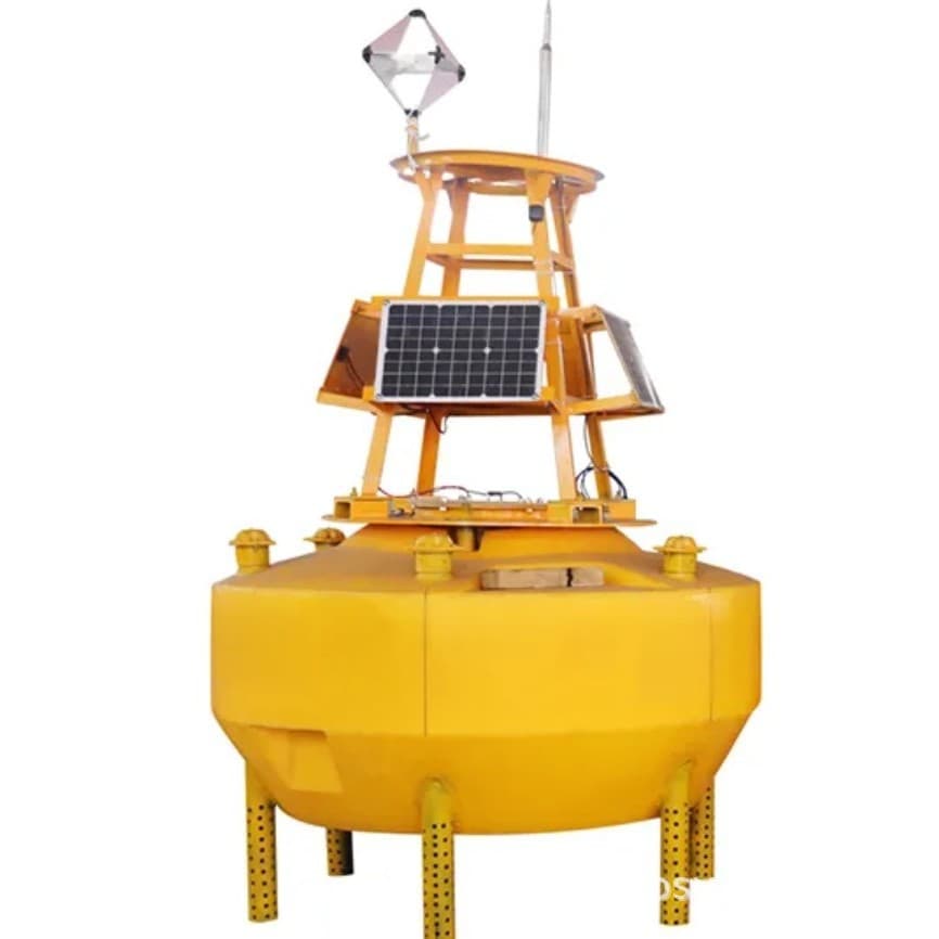 PE Water Quality Monitoring Buoy, One-piece Molded Polyethylene Polymer Ocean Buoy Monitoring Station Manufacturer